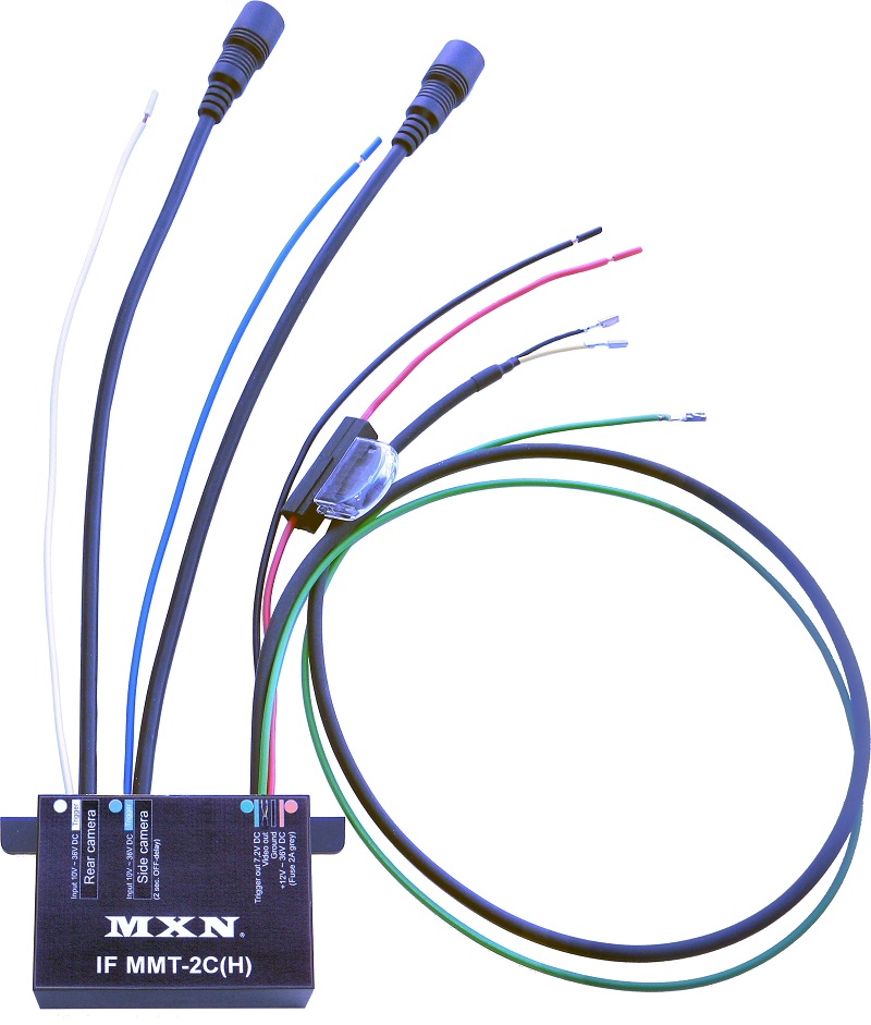 INTERFACE 2-CAM FOR MAN MMT, SCANIA RADIO PREMIUM (AUS3) AND DAF TNR.