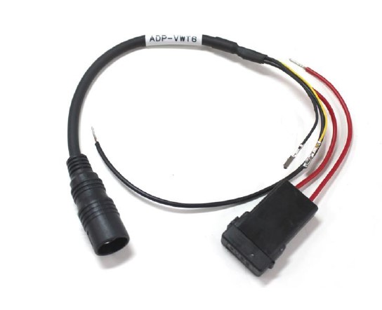 MXN 4-PIN MINI DIN FEMALE AND 12V DC INPUT ~ QUADLOCK FEMALE