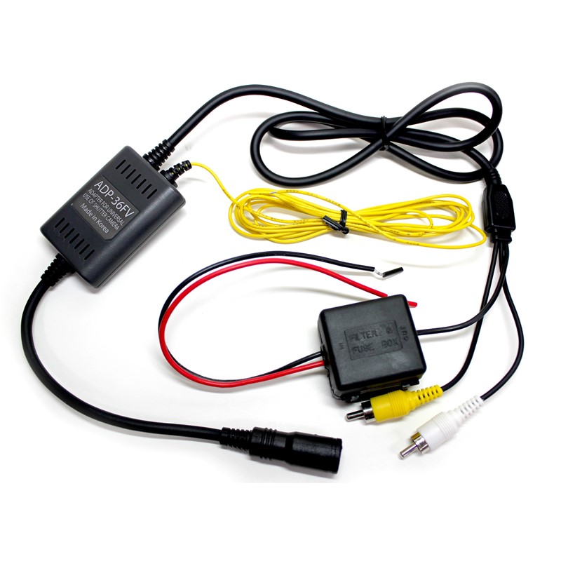 4-pin mini DIN female ~ RCA male A/V, 12/24V DC Input & 12/24V DC trigger