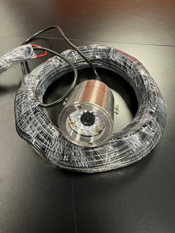 Underwater camera with 20 meter cable