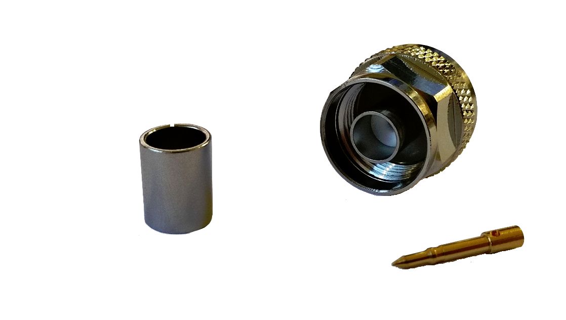 N-male  Aircell 7 Crimp